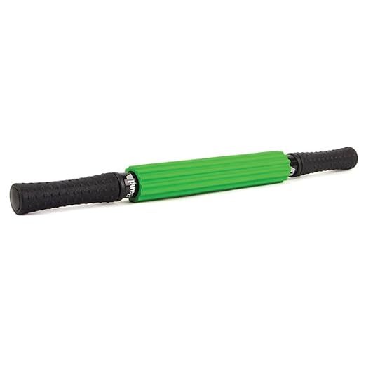 THERABAND Roller Massager +, Muscle Roller Stick for Self-Myofascial Release, Deep Tissue Massage Rolling Pin, Trigger Point Release, Muscle Soreness, Best Gifts for Runners, Athletes, Crossfit