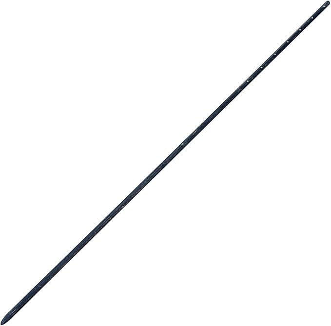 Sandbaggy Round Steel Concrete Form Stakes with Nail Holes - Rust Resistant Coating - Removable, Reusable (1, 3/4 in X 60 in)