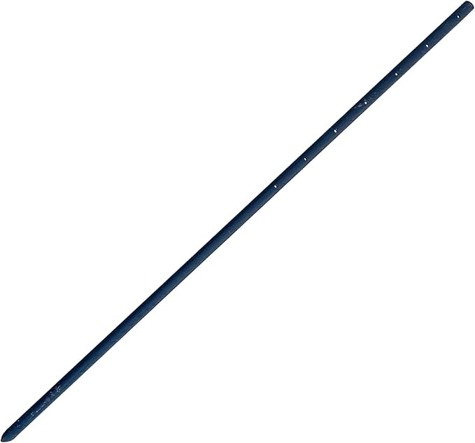 Sandbaggy Round Steel Concrete Form Stakes with Nail Holes - Rust Resistant Coating - Removable, Reusable (200, 3/4 in X 48 in)