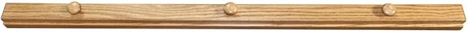 RRD Quilt Hanger for Wall for Display (36") Amish Made Wooden Quilt Rack Wall Mount - Rustic Tapestry Quilt Wall Hangers (Oak Wood, Fruitwood Stain)