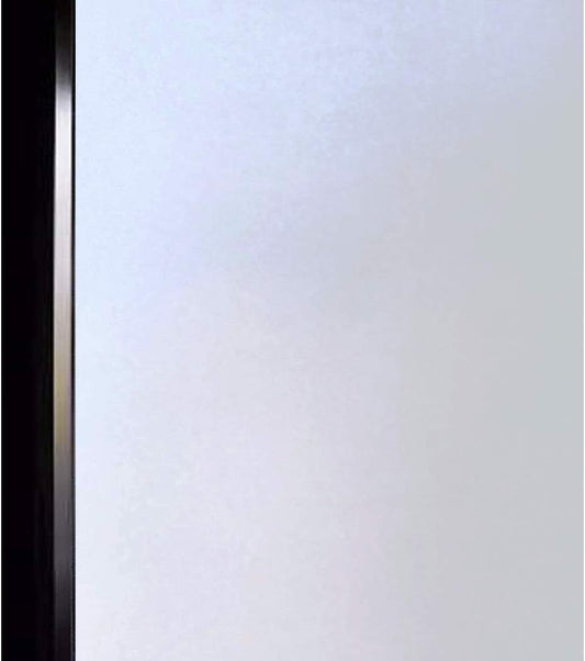 DUOFIRE Privacy Window Film Frosted Glass Film Matte White Static Cling Glass Film No Glue Anti-UV Window Sticker Non Adhesive for Privacy Office Meeting Room Bathroom Living Room DS001W 23.6x118in