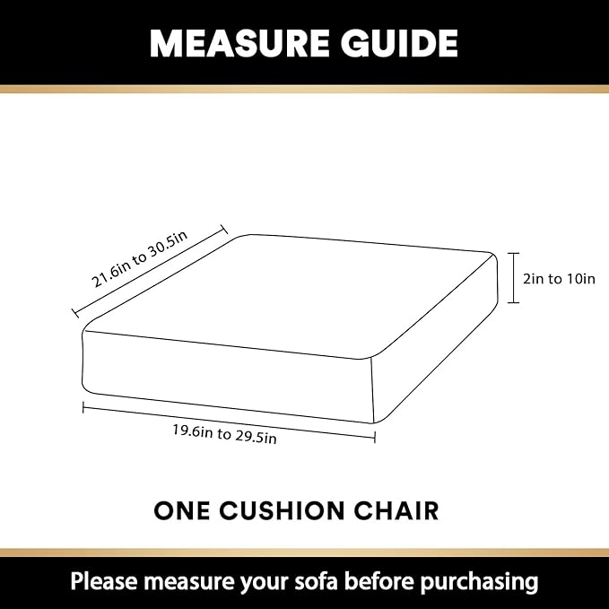 PrinceDeco Stretch Velvet Couch Cushion Cover,Soft Fitted Cushion Slipcover for Arm Chair Sofa Cushion Furniture Protector Seat Cushion Sofa Cover Width Up to 29.5", Navy