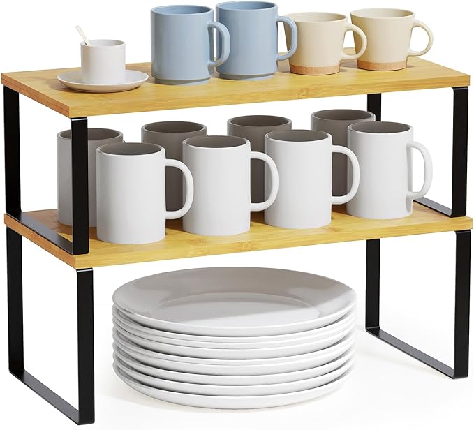 SpaceAid Cabinet Shelf Organizers