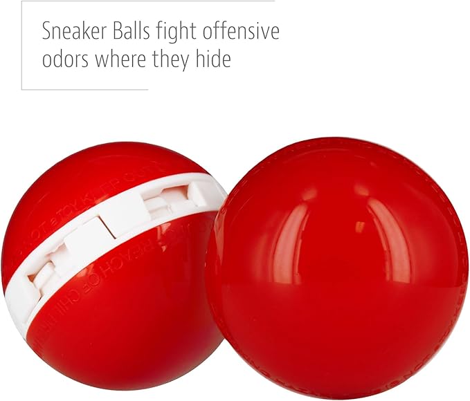 Sneaker Balls Emoji Sof Sole Shoe Eliminator & Remover, 3PK-Fresh, Clean Scent Blocks Odors-Twist-to-Activate, Colorful Designs, 6 Pack
