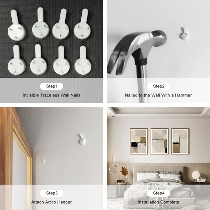 HPINUB Large Modern Abstract Framed Canvas Wall Art Set,Geometric Line Black White and Beige Textured Wall Decor Neutral Gray Minimalist Art Print for Living Room,Bedroom,Office -24"x36"x3