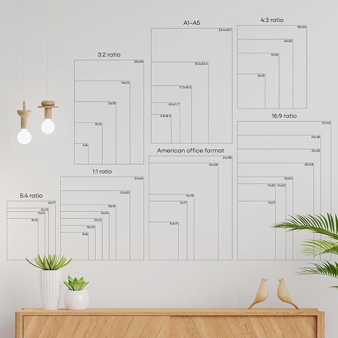 Homeforia 11x14 Picture Frame Gold, High End Metal 11x14 Poster Frames with Mat for 8x10, 11 x 14 Gold Frame Matted to 8 x 10 inch Photo, 11by14 Thin Hanging Frames, Tempered Glass, Wall Kit, Set of 1