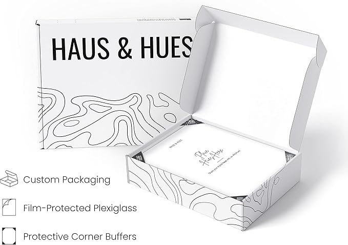 HAUS AND HUES 4x6 White Metal Picture Frames - Bulk Frames 4X6 - Features Premium Aluminum, Vertical Hanging, Easel Back for Tabletop, Home, Office (4x6 in, White, Set of 25)