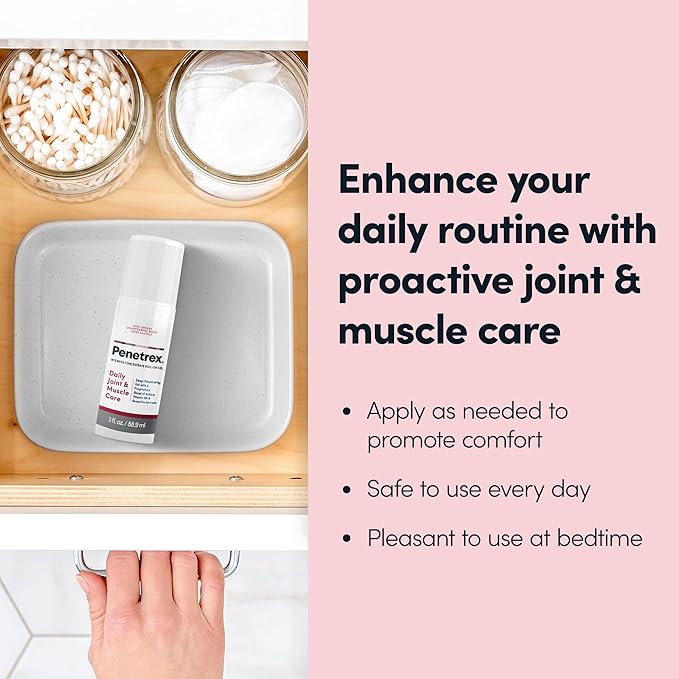 Penetrex Joint & Muscle Therapy - Soothing Gel for Back, Neck, Hands, Feet - Premium Whole Body Rub with Arnica, Vitamin B6 & MSM - 3oz Roll On Gel (2-Pack)