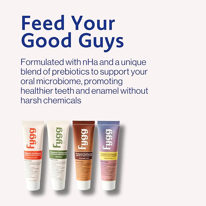 Nano Hydroxyapatite Toothpaste with Prebiotics | Fluoride & SLS Free with Hydroxyapatite | Remineralizing nHA Tooth Paste for Sensitive Teeth | Chocolate Swirl, 4 Oz