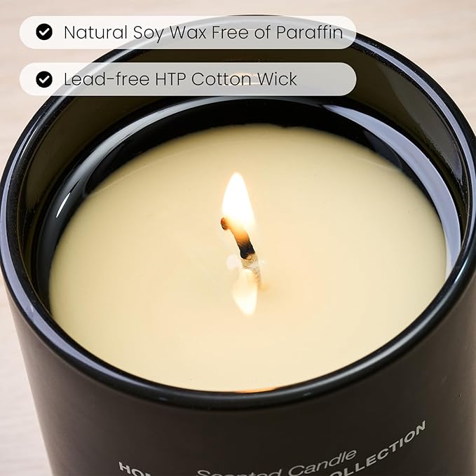 M&SENSE Natural Soy Candle| Bamboo Stream | 8.82 oz, 50H Burn | Minimalist Scented Candle for Relaxation, Gifting, Home Décor | for Bedroom, Office, Party Medium