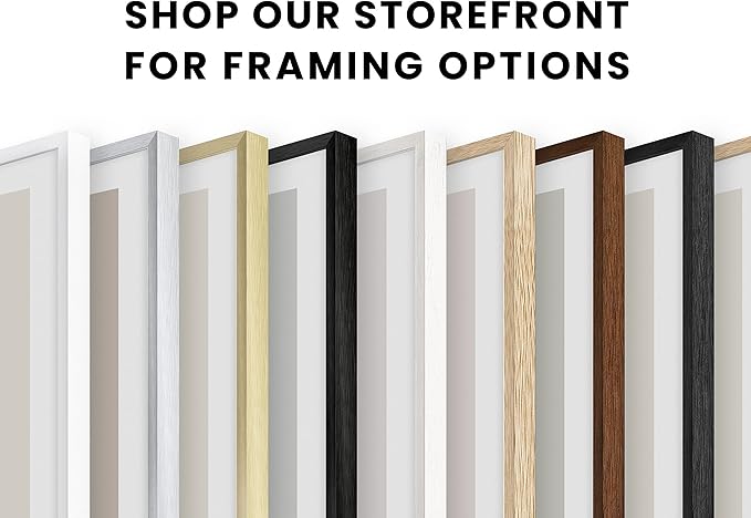 HAUS AND HUES Set of 4 White Poster Frames 24x36 - Gallery Wall Frame Set, Large Picture Frames (Aluminum), 24 by 36 in