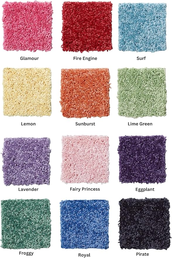 KOECKRITZ Soft and Colorful Kids Classroom Area Rugs (Passes Flammability Pill Test) Many Sizes and Bright Colors to Select from (6' x 6', Lemon)