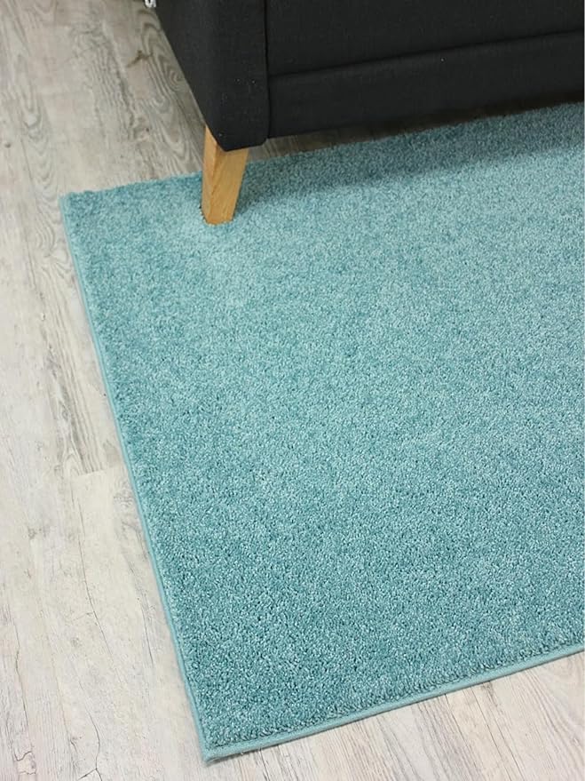 KOECKRITZ Soft and Colorful Kids Classroom Area Rugs (Passes Flammability Pill Test) Many Sizes and Bright Colors to Select from (4' Round, Surf)