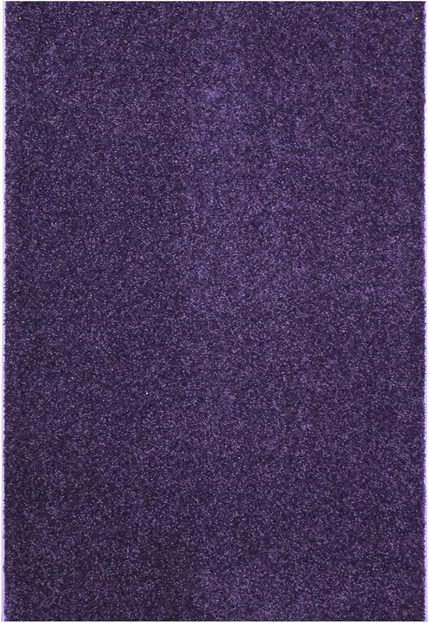 KOECKRITZ Soft and Colorful Kids Classroom Area Rugs (Passes Flammability Pill Test) Many Sizes and Bright Colors to Select from (5' x 7', Eggplant)