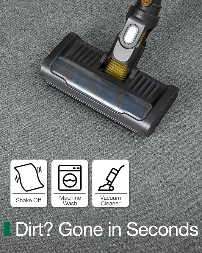 LUMI Ultra Thin Door Mat for Entryway, Low Profile Non Slip Rubber Backing Indoor Doormat, Easy Clean Welcome Entrance Mat for Inside House, Patio, Greenish Grey 17"x30"