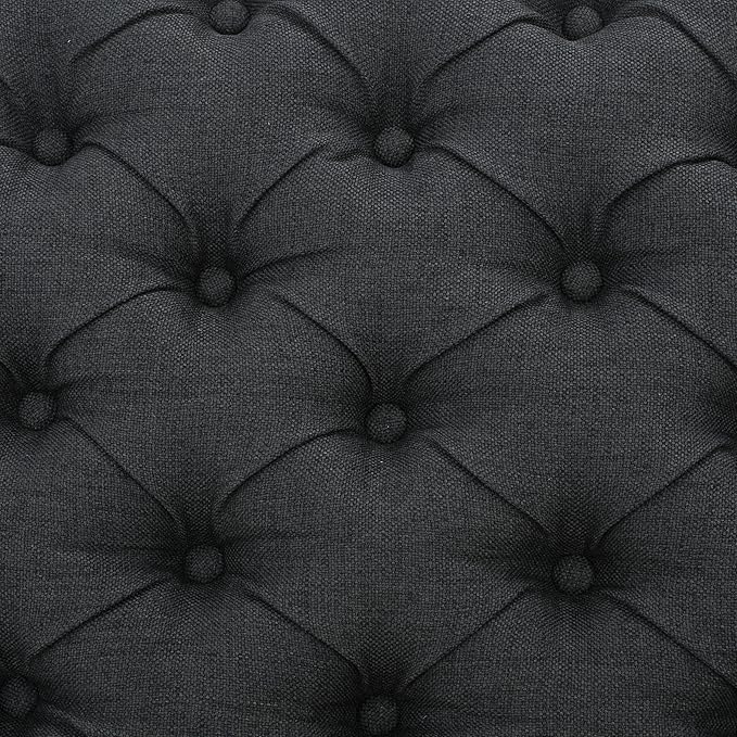 Christopher Knight Home Hikaru Fabric Storage Ottoman, Dark Grey Dimensions: 20.50”D x 51.00”W x 17.00”H